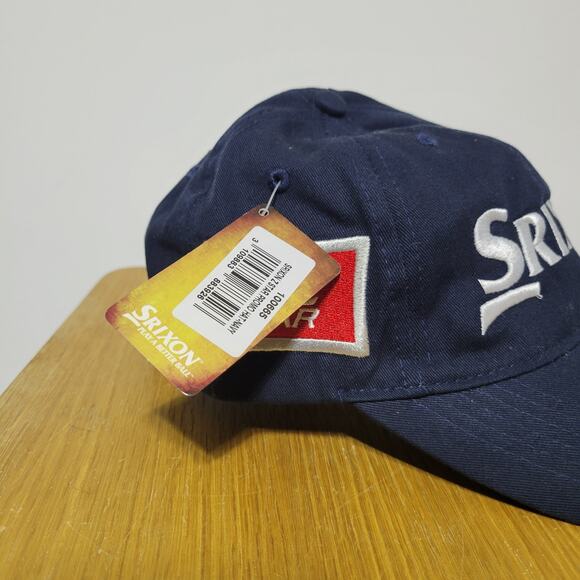 SRIXON Z-STAR PROMO Golf Baseball Cap Hat Adjustable Strapback Navy Blue NEW - Picture 7 of 11